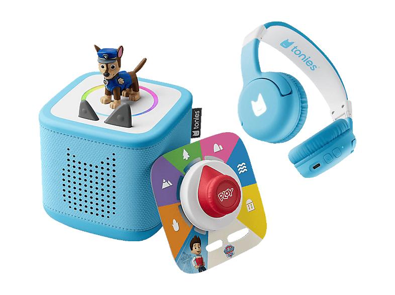 Full Play Bundle inkl. Tonieplay Game M, Paw Patrol Tonie Chase & Bluetooth Kopfhörer Toniebox 2, Himmelblau von TONIES im aktuellen MediaMarkt Saturn Prospekt